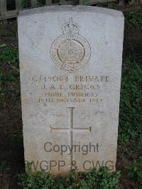 Dar Es Salaam War Cemetery - Griggs, J A E